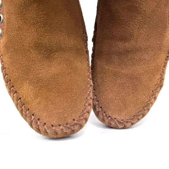 Minnetonka Willow bootie w fringe in dusty brown - sz 7 - BWOT - Picture 6 of 14